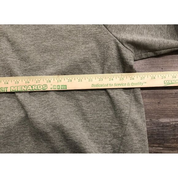 Nike Dri Fit Mens 2XL Gray 1/4 Zip Long Sleeve Sweatshirt Pullover - Picture 5 of 6